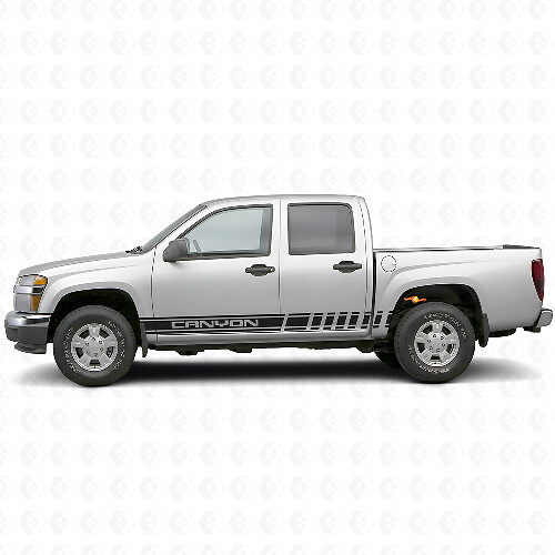 Accent Stripes Side Vinyl Decal Sticker for GMC Canyon