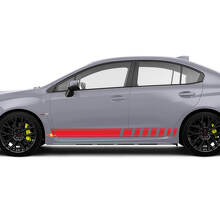 2X Multiple Color Graphics BRZ WRX IMPREZA Car Racing Vinyl Decal Sticker 3