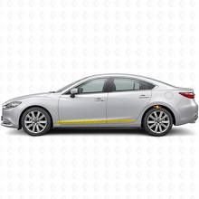 Zoom-Zoom Strobe Stripes Side Vinyl Decal Sticker for Mazda Mazda6_5