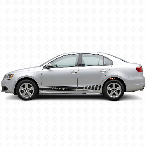 Accent Stripes Side Vinyl Decal Sticker for Volkswagen Jetta