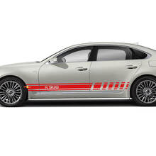 Side Racing Stripes Vinyl Decal Sticker fit to Kia K900
 2