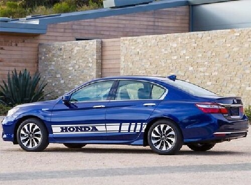 2X Multiple Color Graphic Honda Accord Civic CR-Z Car Racing Vinyl Decal Sticker
