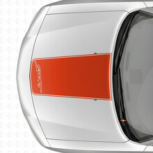 Sport Blackout Outline Stripe Hood Vinyl Decal Sticker for Dodge Charger 2006-2010_4
