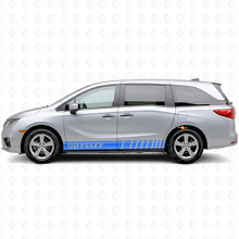 Racing Style Stripes Side Vinyl Decal Sticker for Honda Odyssey 2018-2020_2