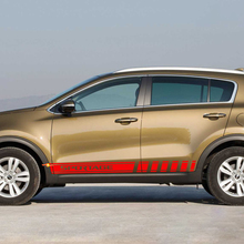Side Racing Stripes Vinyl Decal Sticker fit to Kia Sportage
 2