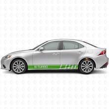 IS Turbo Style Stripes Side Vinyl Decal Sticker for Lexus IS_3