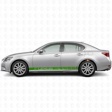 Racing Side Stripes Vinyl Decal Set for Lexus GS 350 F Sport / GS 450h_3