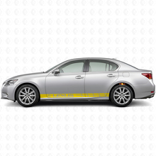 Racing Side Stripes Vinyl Decal Set for Lexus GS 350 F Sport / GS 450h_5