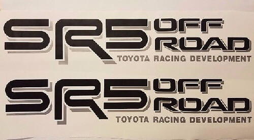SR5 Off Road Side Decal Set for Toyota Tacoma Tundra 