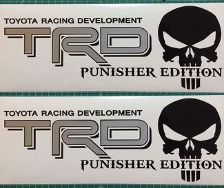 Toyota TRD Truck Off-Road Racing Tacoma Tundra The Punisher Decals Sticker Decal