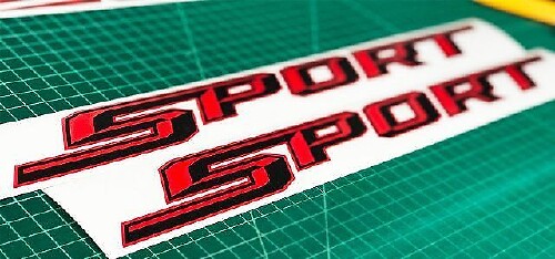 Sport Bedside Vinyl Decal for Musclecar F-150 2015-2016