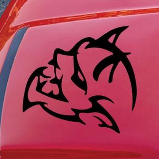 Dodge Demon Challenger SRT Hood Scoop Logo Car Vinyl Decal Graphic Sticker 1