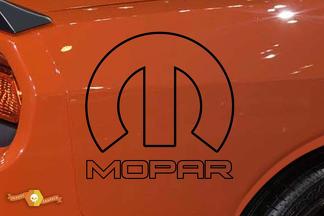 Mopar Decal Challenger Logo Side Flare Car Truck Vinyl Graphic