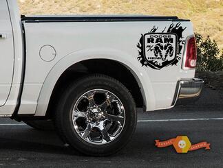 Dodge Ram 1500 2500 RT HEMI Truck Bed Box graphic decal sticker kit custom mopar