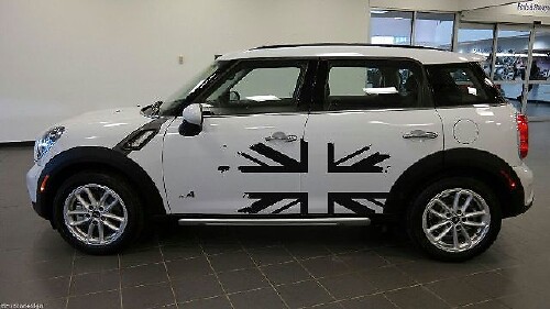 British Flag Side Door Vinyl Decal Sticker for MINI Countryman
