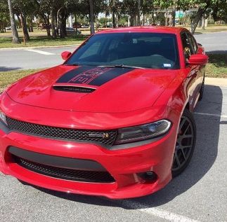 Dodge Charger 392 Daytona Style Hood Decal Scat Pack 2015-2018 MOPAR SRT HEMI Scatpack