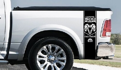 Dodge Ram 1500 RT HEMI Truck Bed Box graphic Stripe decal sticker tailgate led