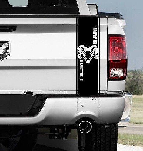 Truck Bed Box Graphic Stripe Decal Sticker 2 Tailgate SRT10 for Dodge Ram 1500