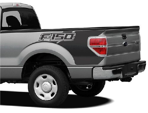 Blackout Bed Side Vinyl Decal Kit for Musclecar Truck