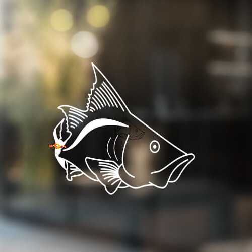 Predatory Fish Universal Vinyl Decal Sticker