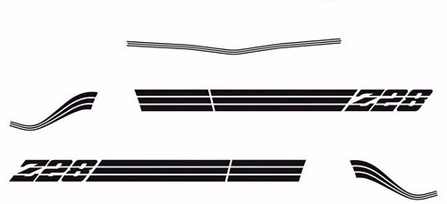 1980 1981 Chevrolet Camaro Z28 Stickers Decals & Stripes Kit
