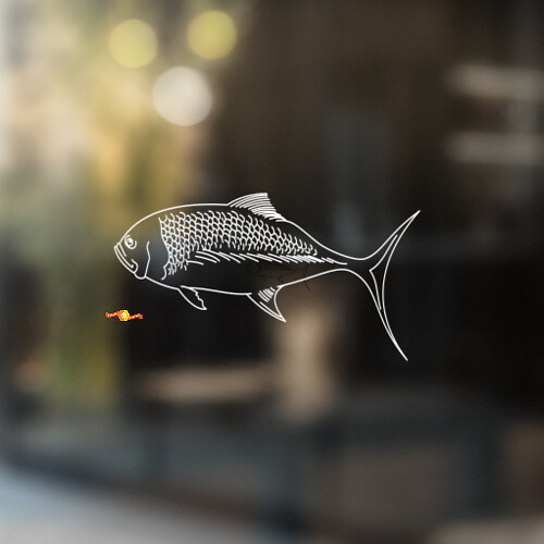 Caranx Fish Universal Vinyl Decal Sticker