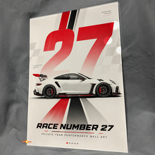 Motorsport Number Poster Glossy Acrylic Wall Art Panel_2
