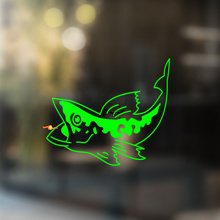 Largemouth Bass Fish Universal Vinyl Decal Sticker_2