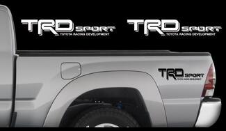 TRD SPORT Decals Toyota Tacoma Racing Truck Bed Vinyl Stickers X2 2006-2011
