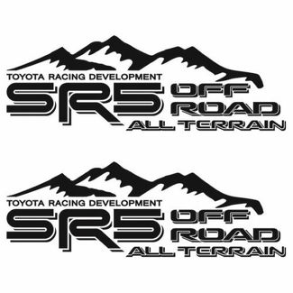 Toyota SR5 Off Road All Terrain Racing Tacoma Tundra 2 Stickers Decals Vinyl