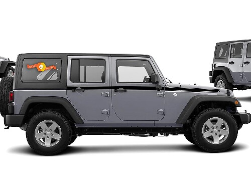 Rubicon Recon Chief Stripes Side Vinyl Decal Kit for Jeep Wrangler JK JKU