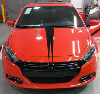 2013-2017 Dodge Dart split Hood stripe decal sticker