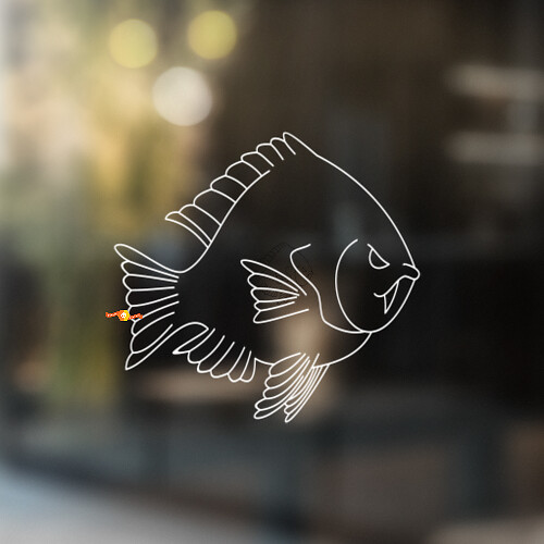 Bluegill Fish Universal Vinyl Decal Sticker