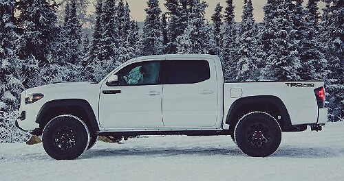 TRD PRO Toyota Racing Development Tacoma Tundra Bed Side Vinyl Decals Stickers