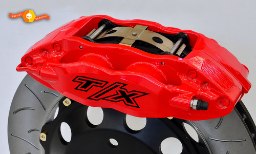 T/X Brake Caliper Lettering 8 Piece Universal Vinyl Decal Sticker for Dodge Charger