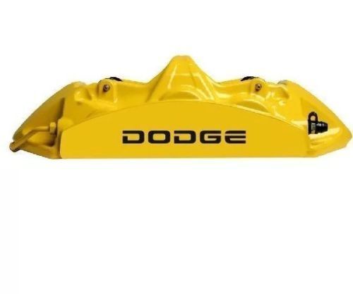 Dodge Brake Caliper High Temp. Vinyl Decal Stickers Any color set of 6