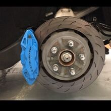 Corvette C7 Curved Brake Caliper High Temp Vinyl Decal Stickers Set Of 6
 2