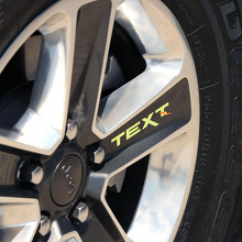 Custom Text Wheel Vinyl Decal Stickers Set for Jeep 2