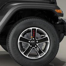 Custom Text Wheel Vinyl Decal Stickers Set for Jeep 5