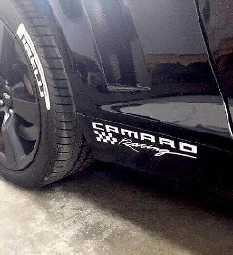 Camaro Racing Side Skirt Vinyl Decal Kir for Chevrolet Camaro