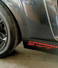 Chevy Camaro LS LT RS SS Zl1 Z28 Racing Side Skirt Fender Vinyl Decal Sticker
 2