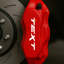 Custom Text Brake Caliper High Temp Vinyl Decal Sticker Set of 8 For Jeep 2