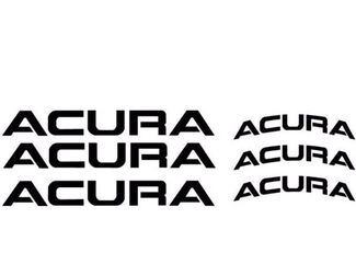 Acura Brake Caliper Decals 6x
