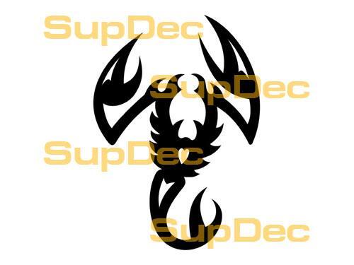 Scorpion Vinyl Art Wall Window Bathroom Sticker Decal #3
