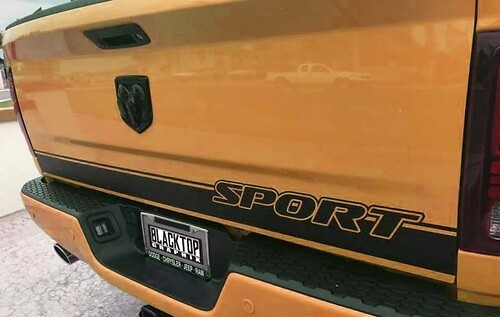 RAM 1500 SPORT Tailgate Stripe Sticker Decal Hemi Dodge Truck 5.7 2014-2018
