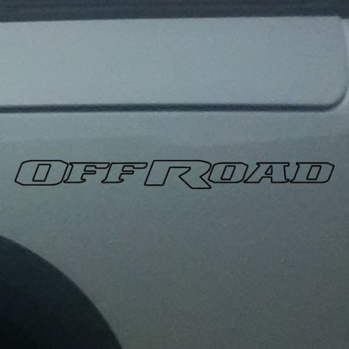 Rebel & Off Road Letterings Side Vinyl Decal Sticker for RAM 1500 Rebel