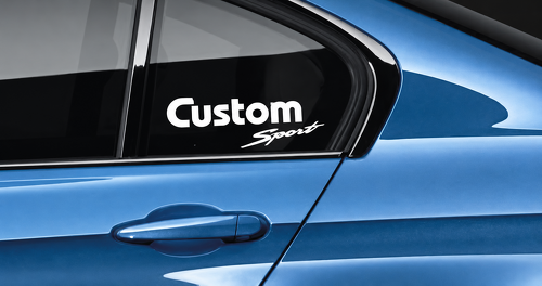 Custom Sport Lettering Pair Side Window Vinyl Decal Sticker for Dodge Ram 1500