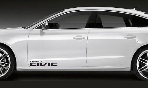 2pcs Powered by CIVIC 15