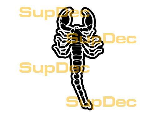 Scorpion Vinyl Art Wall Window Bathroom Sticker Decal #12
