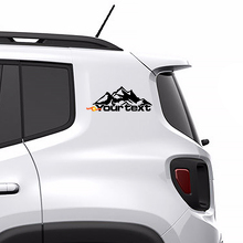 Pair Vinyl Door Decal Sticker Side Graphic Set for Jeep Renegade 3